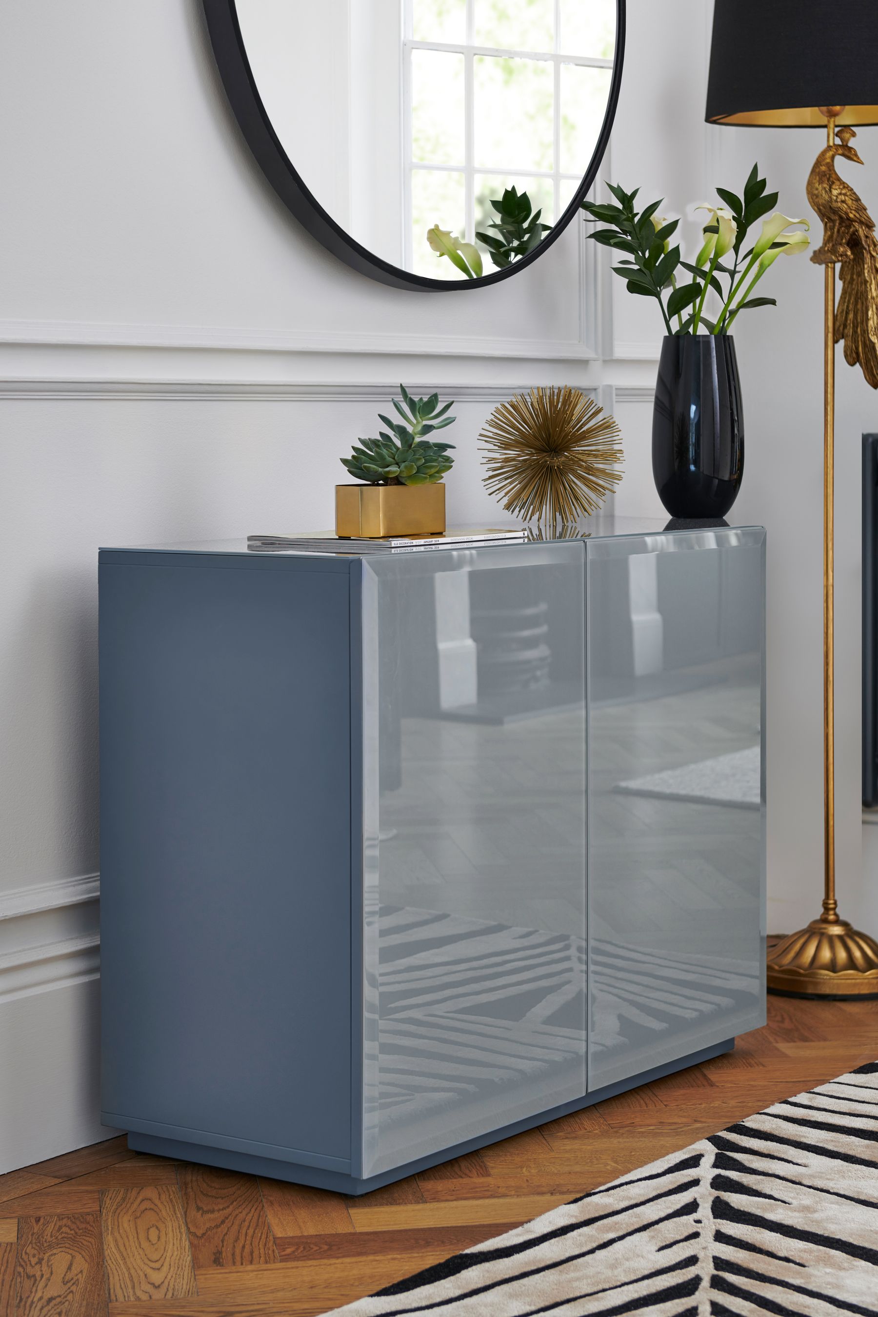 Grey Sloane Glass Collection Luxe Small Sideboard