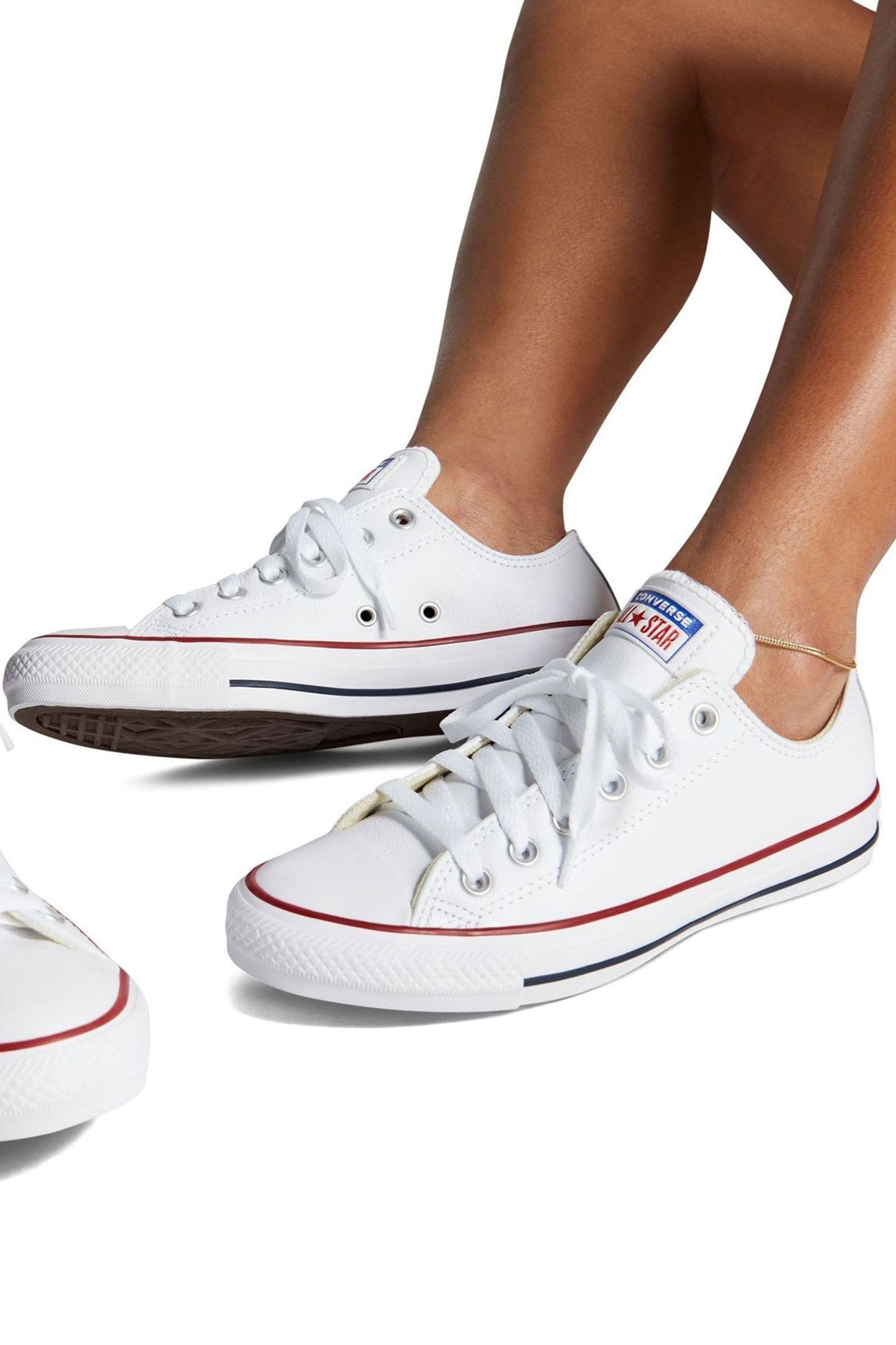 Buy Converse White Regular Fit Chuck Taylor All Star Ox Trainers