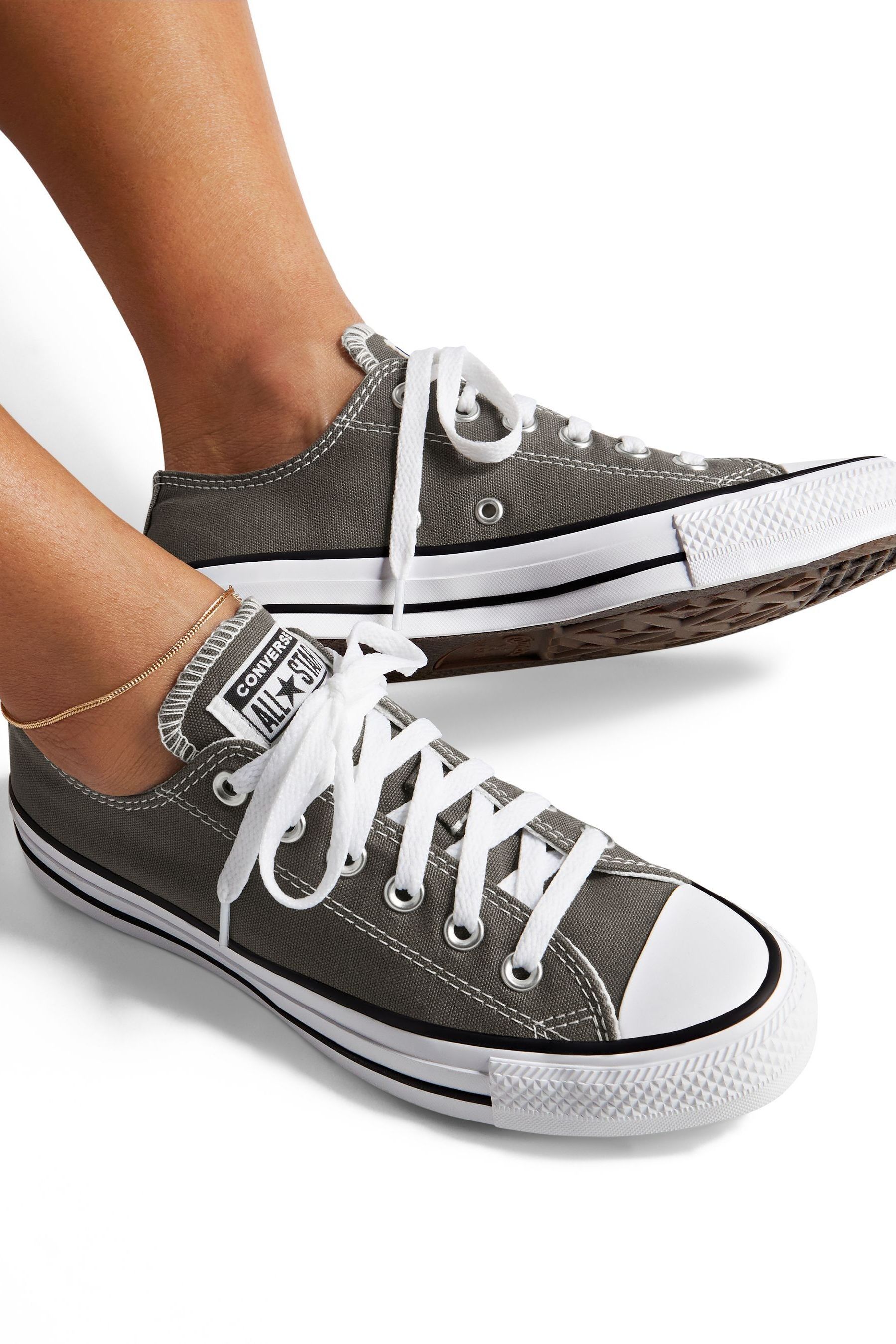 Converse grey suede chuck taylor ox online