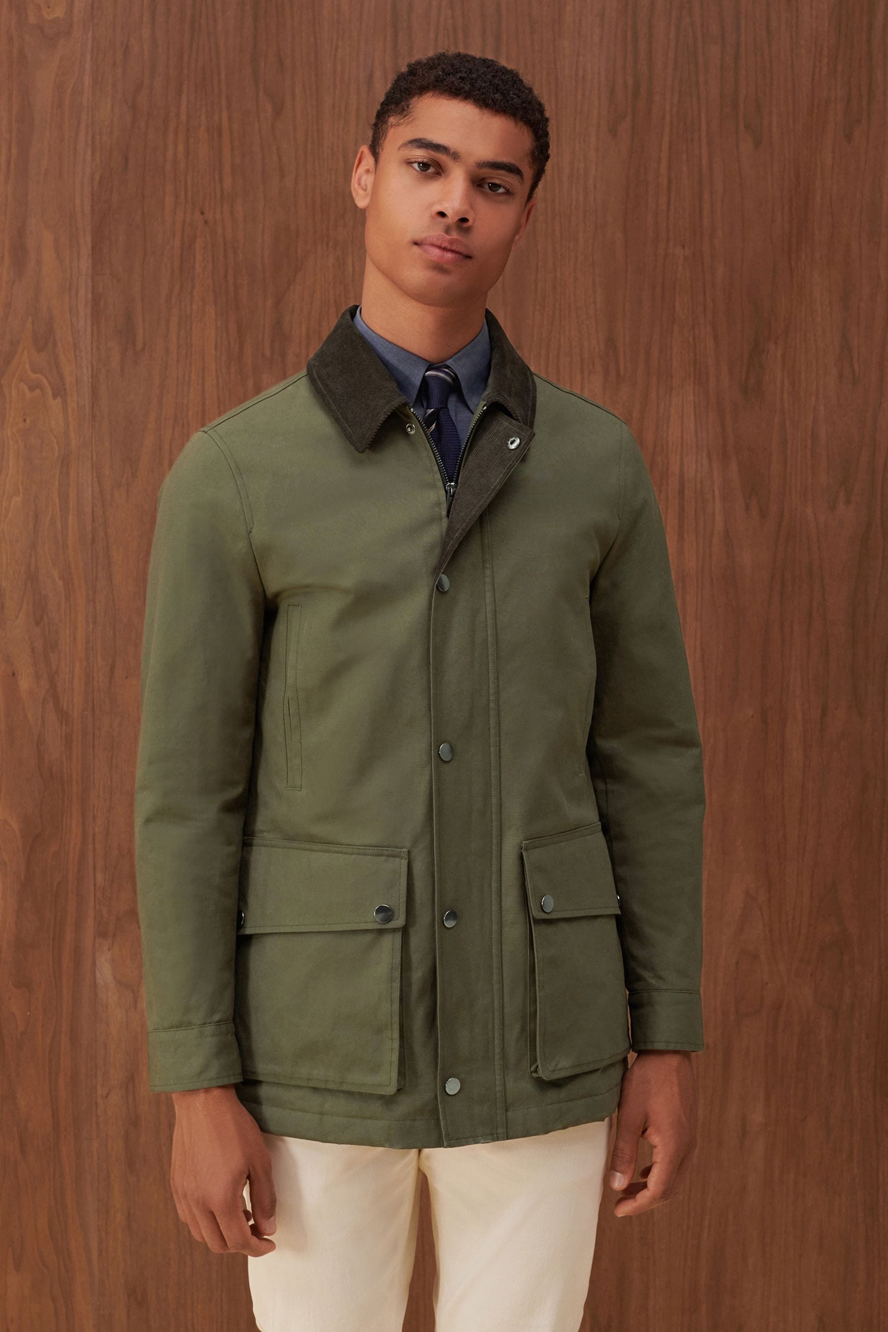 Buy Green Signature British Waxed Cotton Jacket from the Next UK online ...