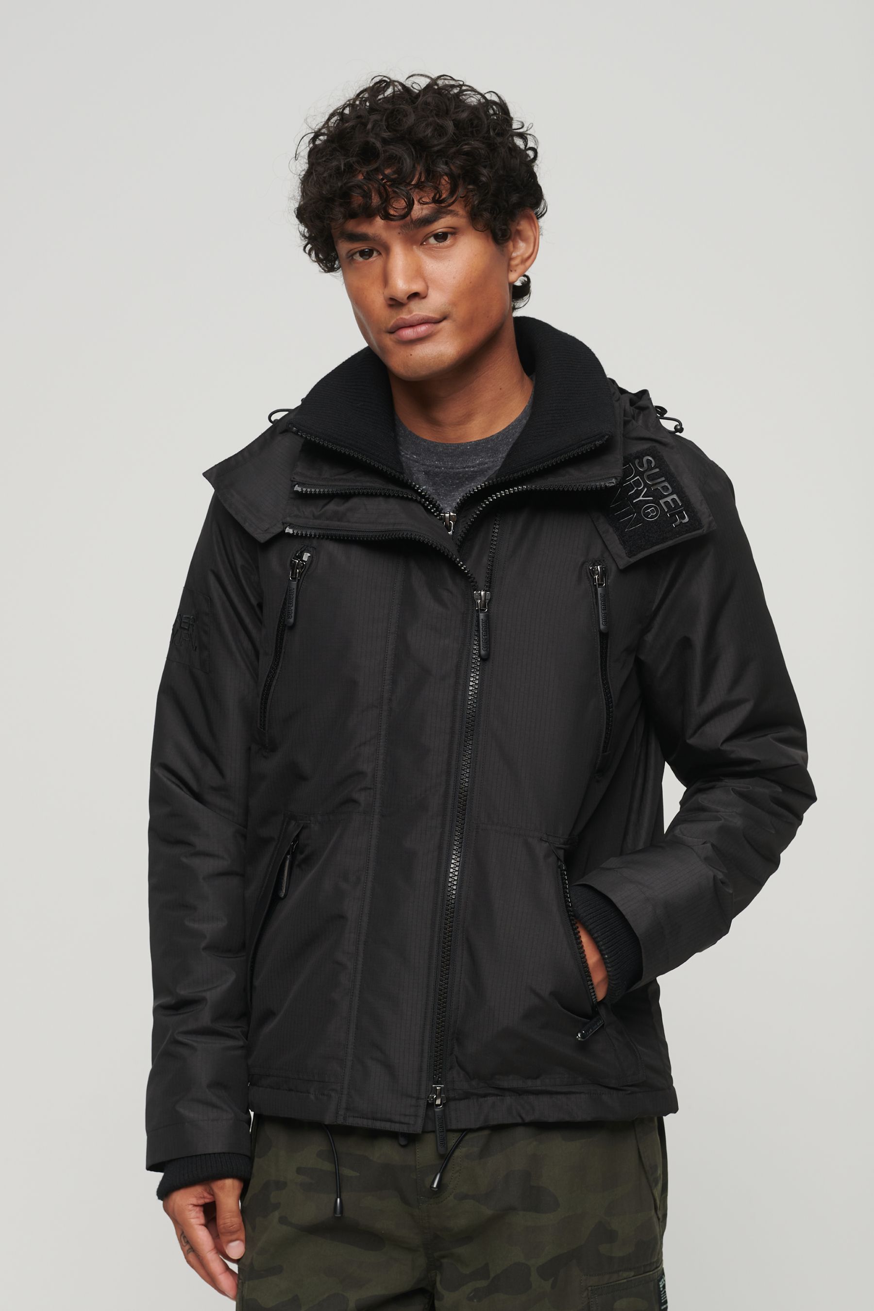 Buy Superdry Black Mountain Windcheater Jacket from the Next UK online shop