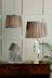 Dove Grey Hemsley Pleated Silk Empire Easyfit Lamp Shade