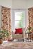Laura Ashley Cranberry Red Gosford Pencil Pleat Lined Curtains