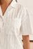 White Luxe Premium Cotton Pyjama Short Set