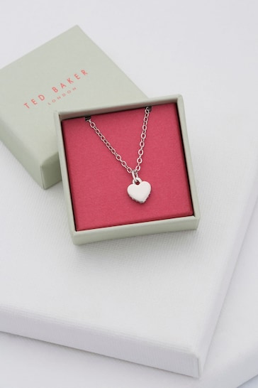 Ted Baker Silver Tone HARA: Tiny Heart Pendant Necklace