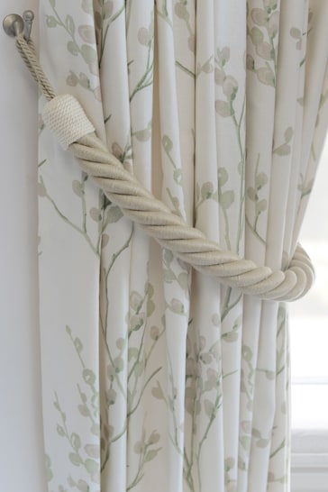 Laura Ashley Linen Rhiannon Rope Curtain Tieback