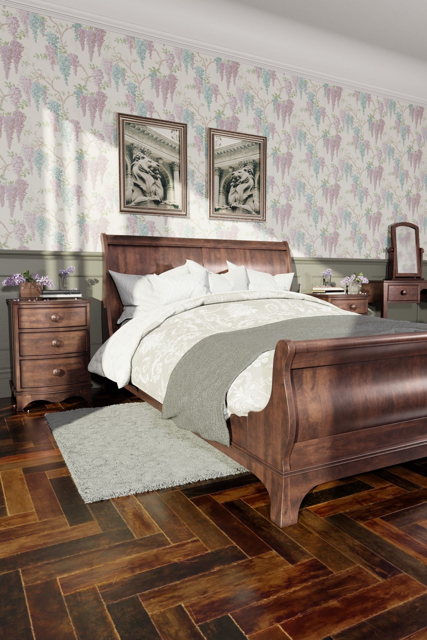 Ashley sleigh 2025 bed with drawers