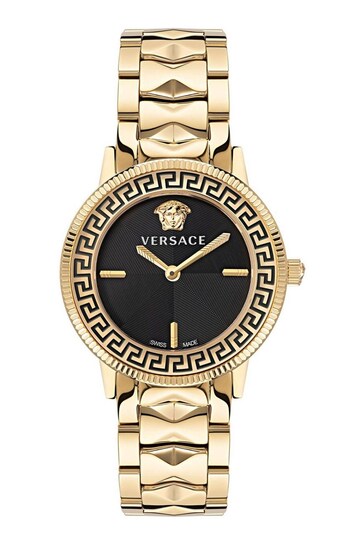 Versace Ladies Black V-Tribute Watch