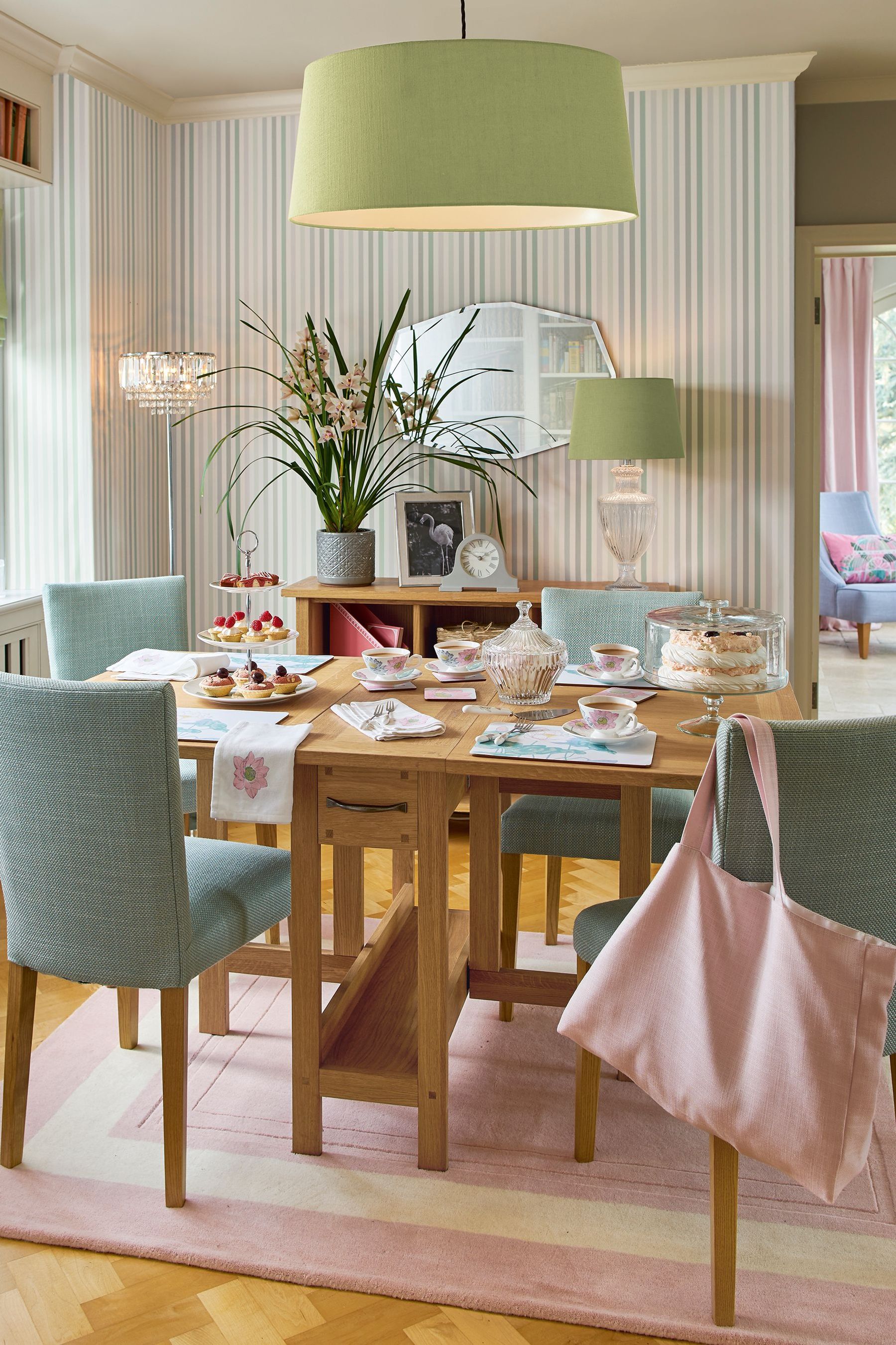 Laura Ashley Oak Milton Drop Leaf Dining Table