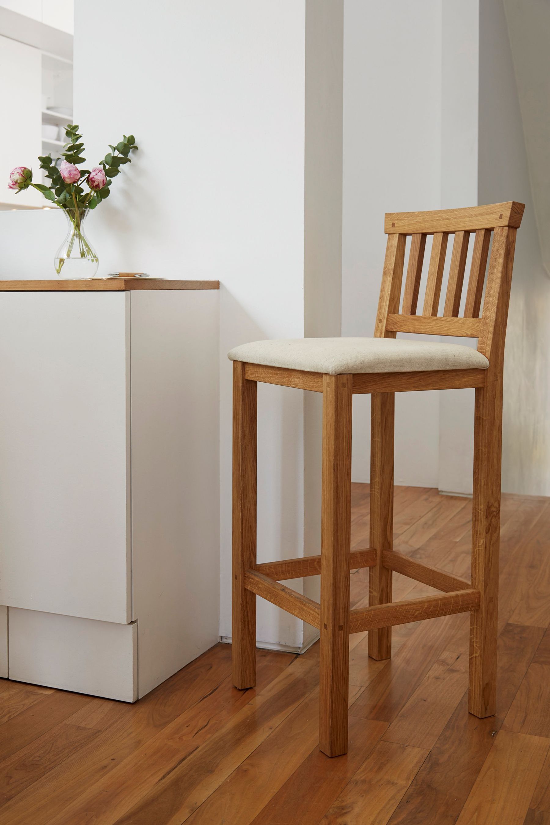 Buy Laura Ashley Oak Milton Bar Stool from the Next UK online shop