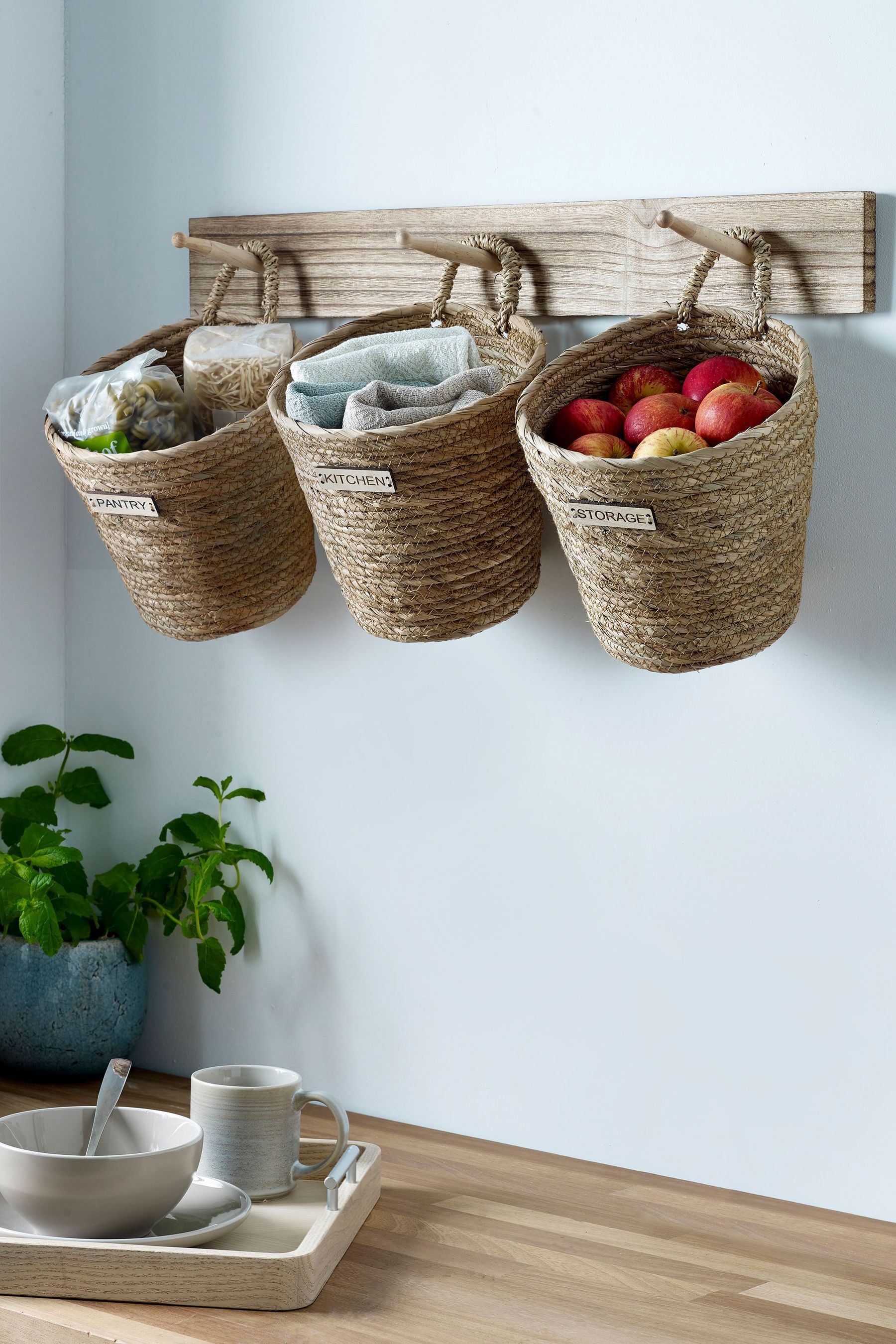 Kitchen basket best sale storage