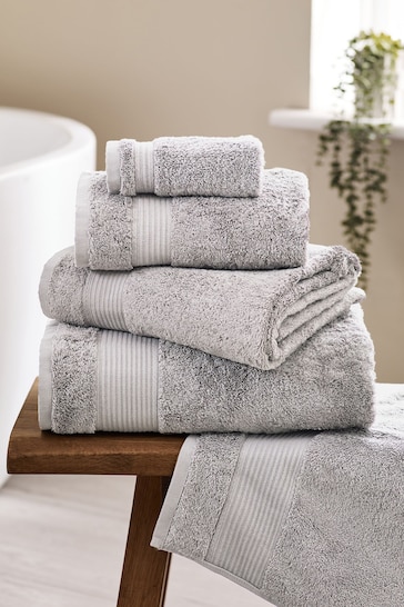 Silver Grey Egyptian Cotton Towel