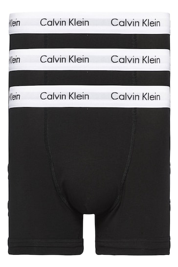 Calvin Neo Klein Jeans text logo bilfold leather bi-fold wallet with coin pocket in black