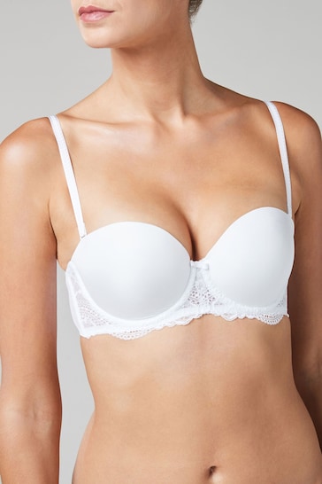 Buy White Triple Boost Push-Up Strapless Bra from the Next UK online shop
