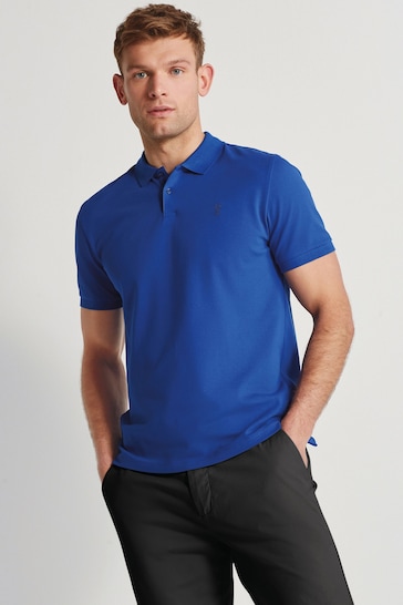 Blue Cobalt Pique Polo Shirt