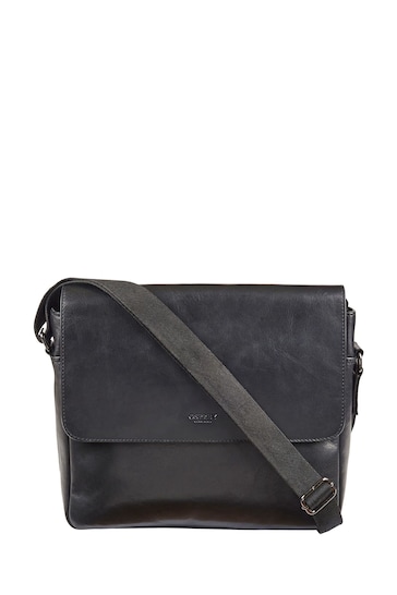 Buy OSPREY LONDON Carter Saddle Leather Large Messenger Bag from the ...