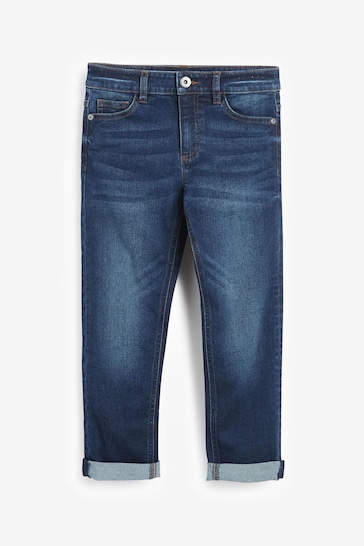 Blue Indigo Regular Fit Cotton Rich Stretch Jeans (3-17yrs)
