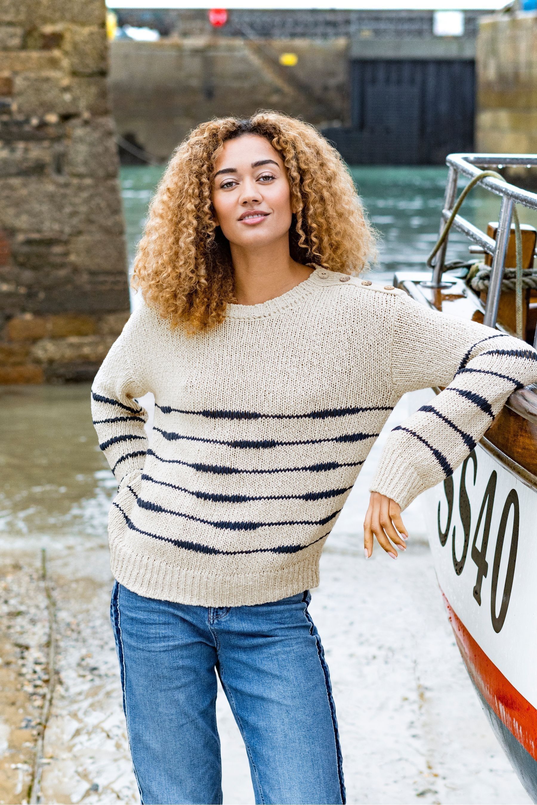 Breton jumper top