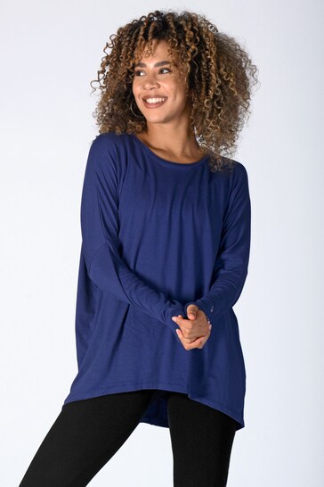 Buy Pineapple Blue Script Long Sleeve Jersey Top from the Next UK ...