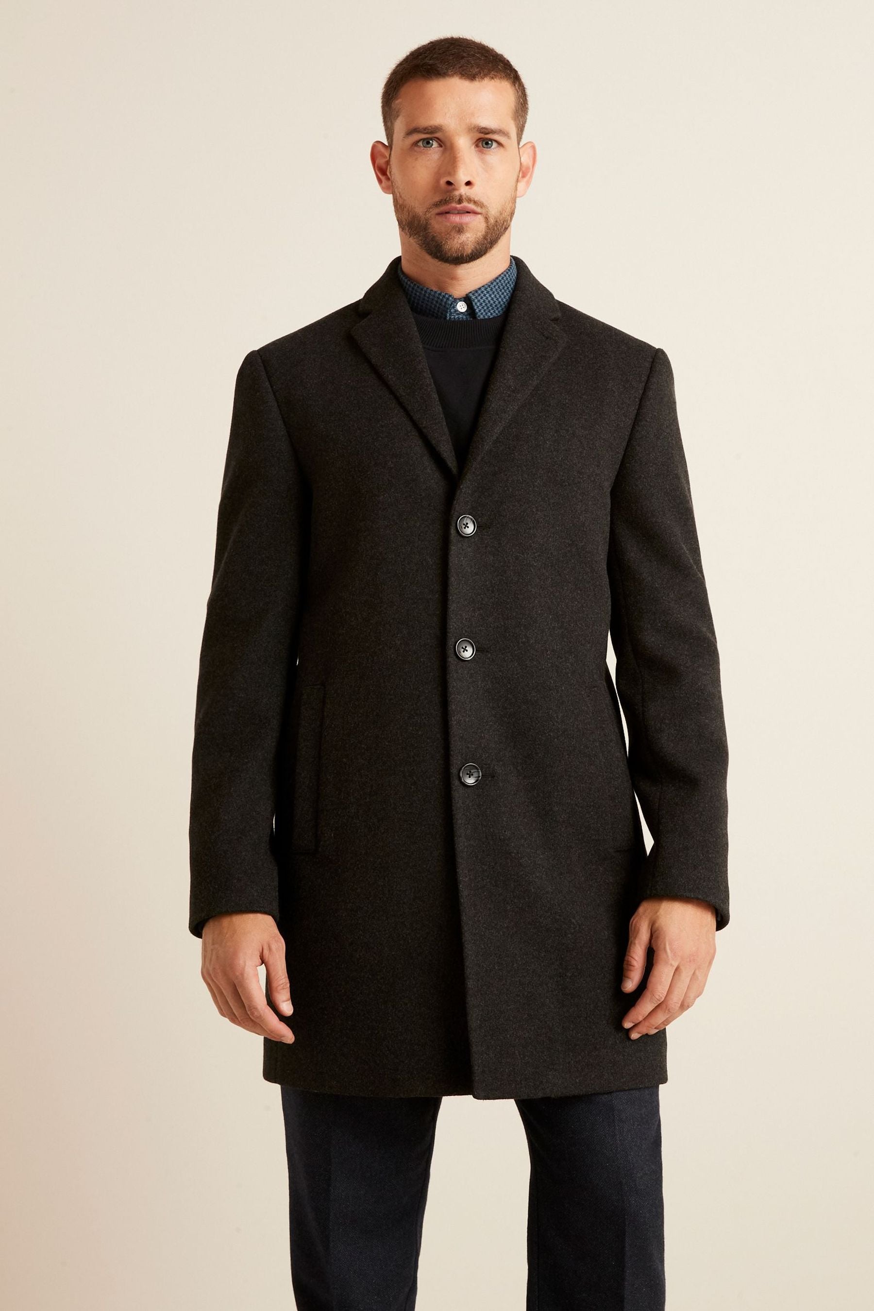 Mens epsom overcoat on sale