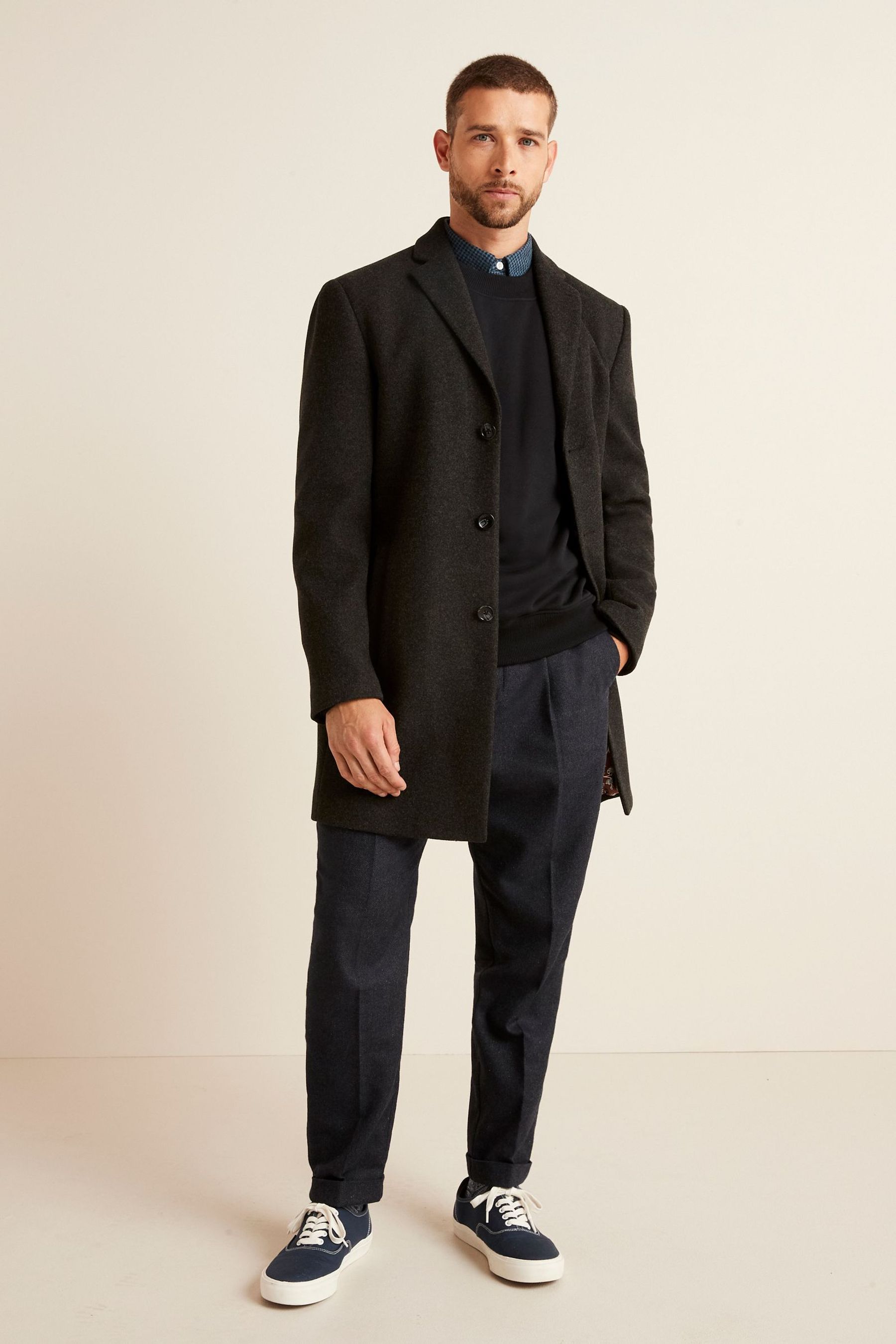 Charcoal outlet epsom coat
