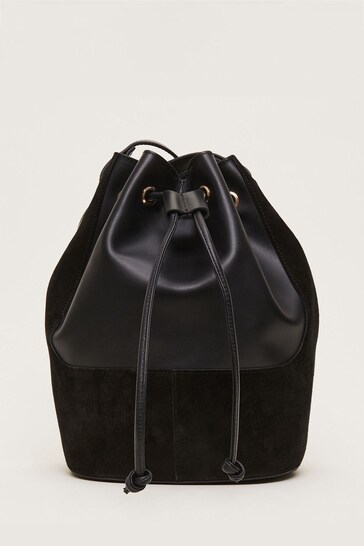 Phase Eight Black Bucket Shoulder Bag