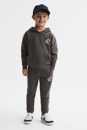 Buy Reiss Toby Garment Dyed Logo Joggers from the Next UK online shop
