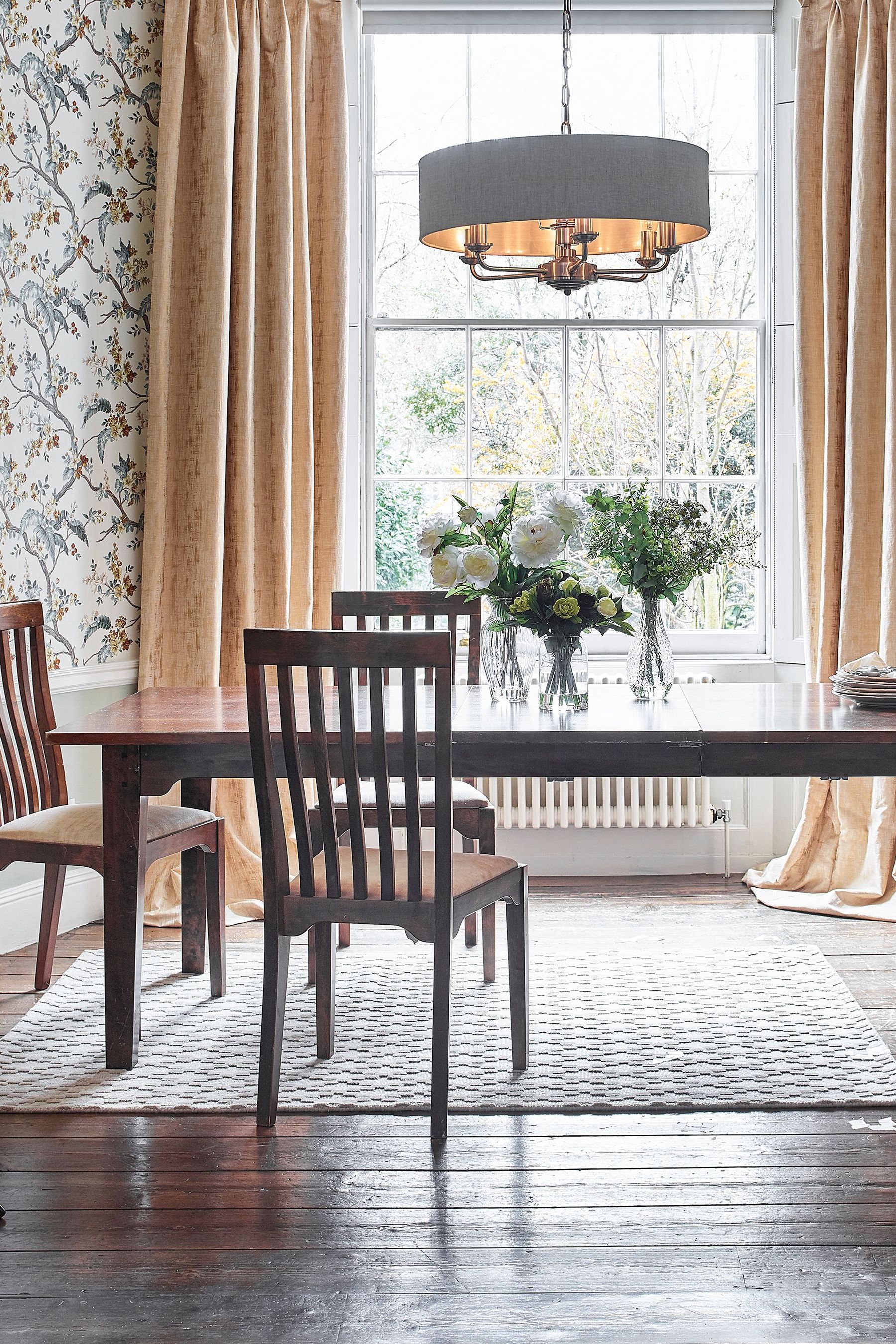 Buy Laura Ashley Set of 2 Dark Chestnut Garrat Dining Chairs from