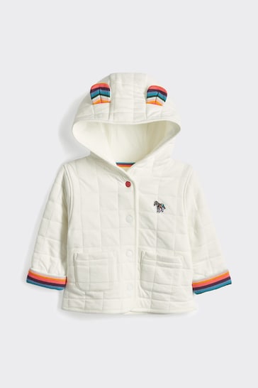 Paul Smith Baby Zebra Logo Quilted played Jacket