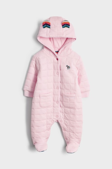 Paul Smith Baby Zebra Logo Quilted All-in-One