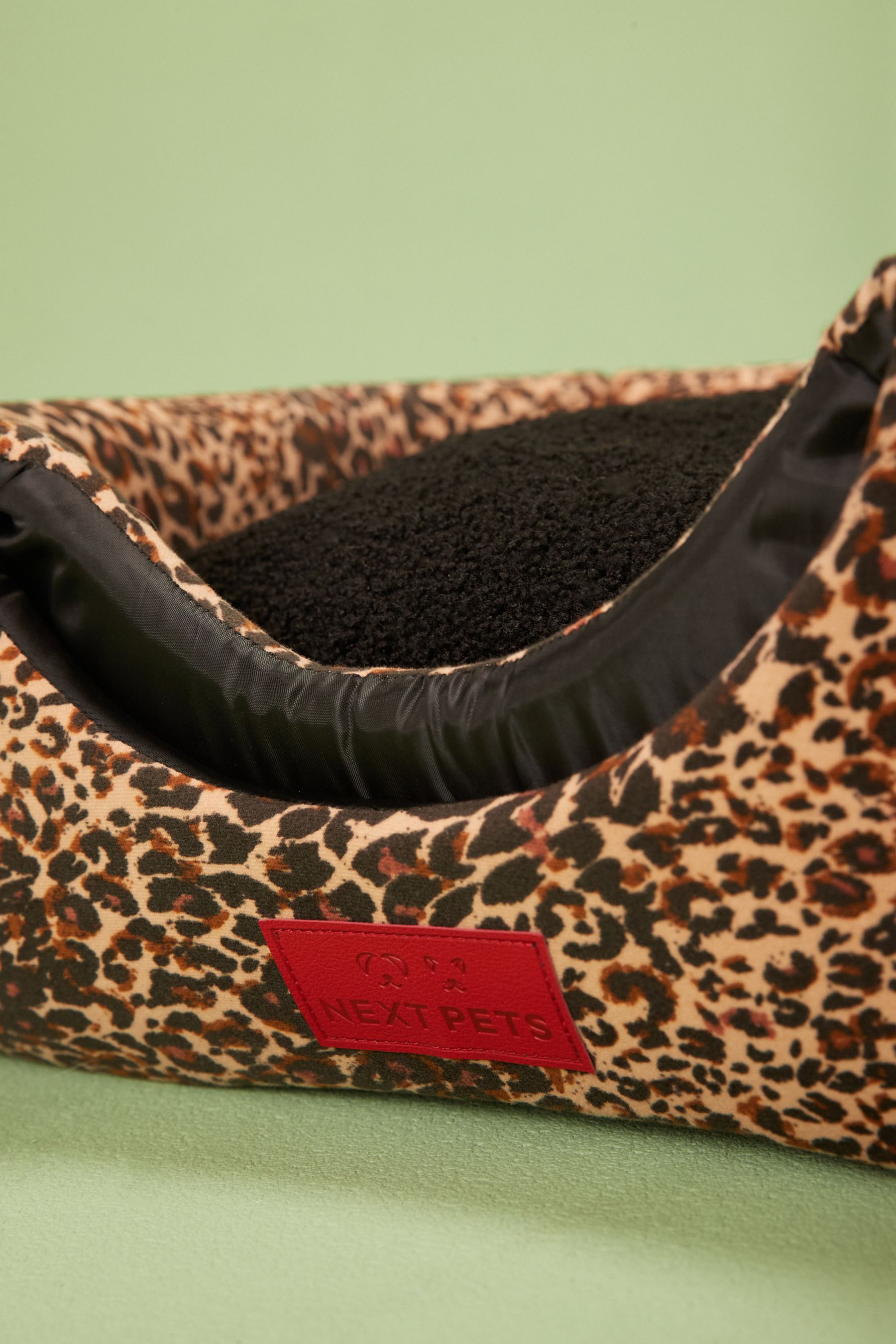 Leopard print cat bed new arrivals