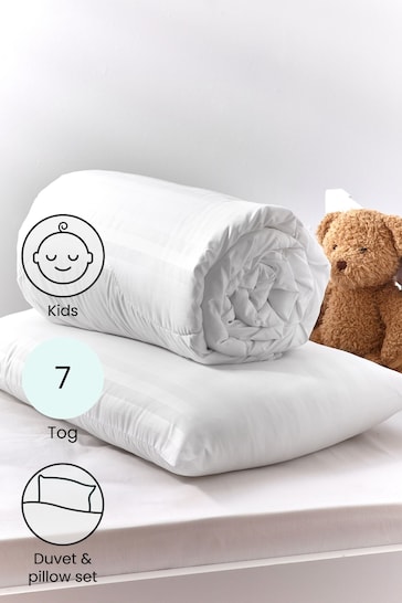 Kids Anti Allergy 7 Tog Duvet And Pillow Set