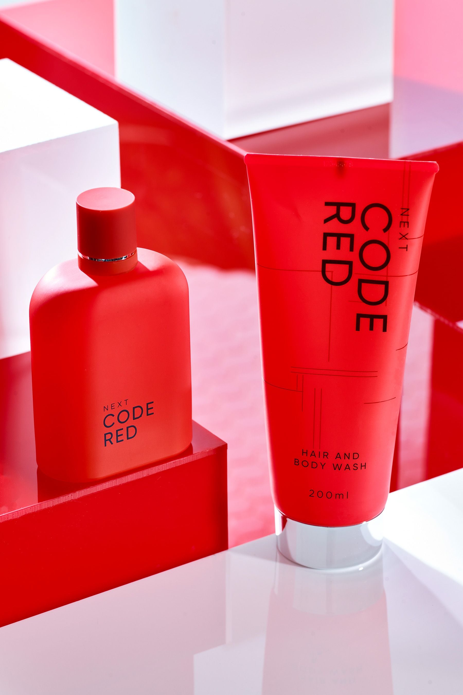 Lacoste red sales shower gel