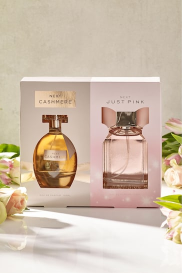 Just Pink 100ml Eau De Parfum and Cashmere 100ml Eau De Parfum Gift Set