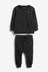Black Sweatshirt and Joggers Jersey Set (3mths-7yrs)
