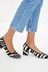 Zebra Forever Comfort® Square Toe Block Court Shoes
