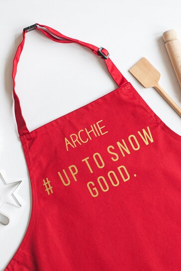 Personalised Christmas Kids Apron by Jonny's Sister
