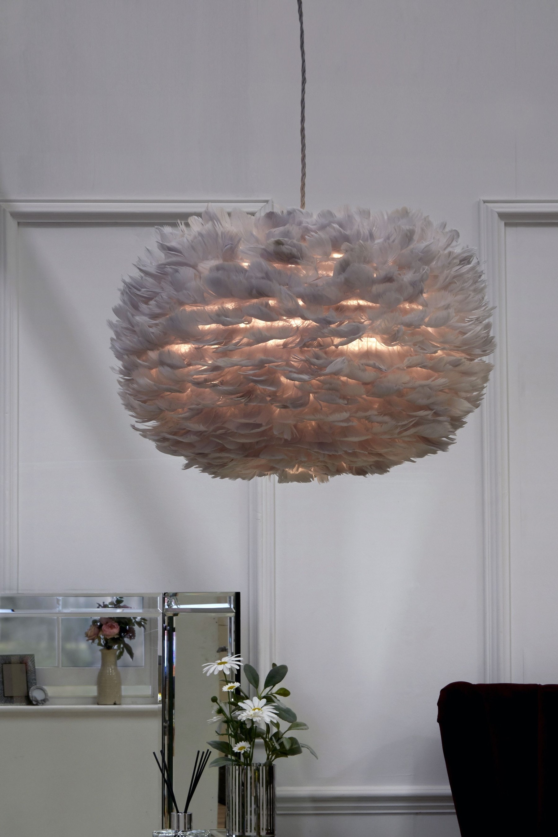 Lipsy feather table lamp sale