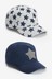 Navy/Grey 2 Pack Star Caps (3mths-10yrs)