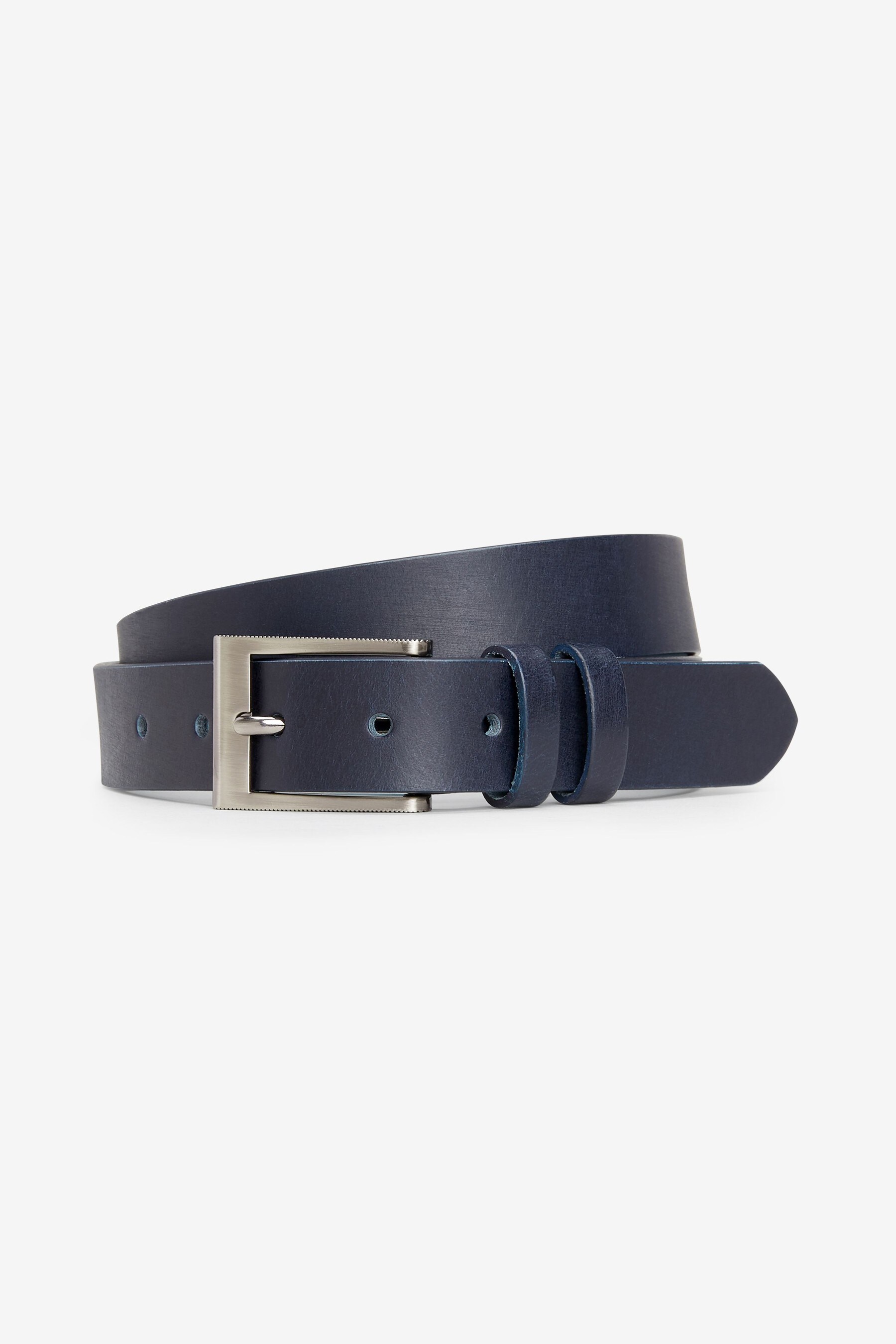 Buy Navy Blue Leather Belt from Next Ireland