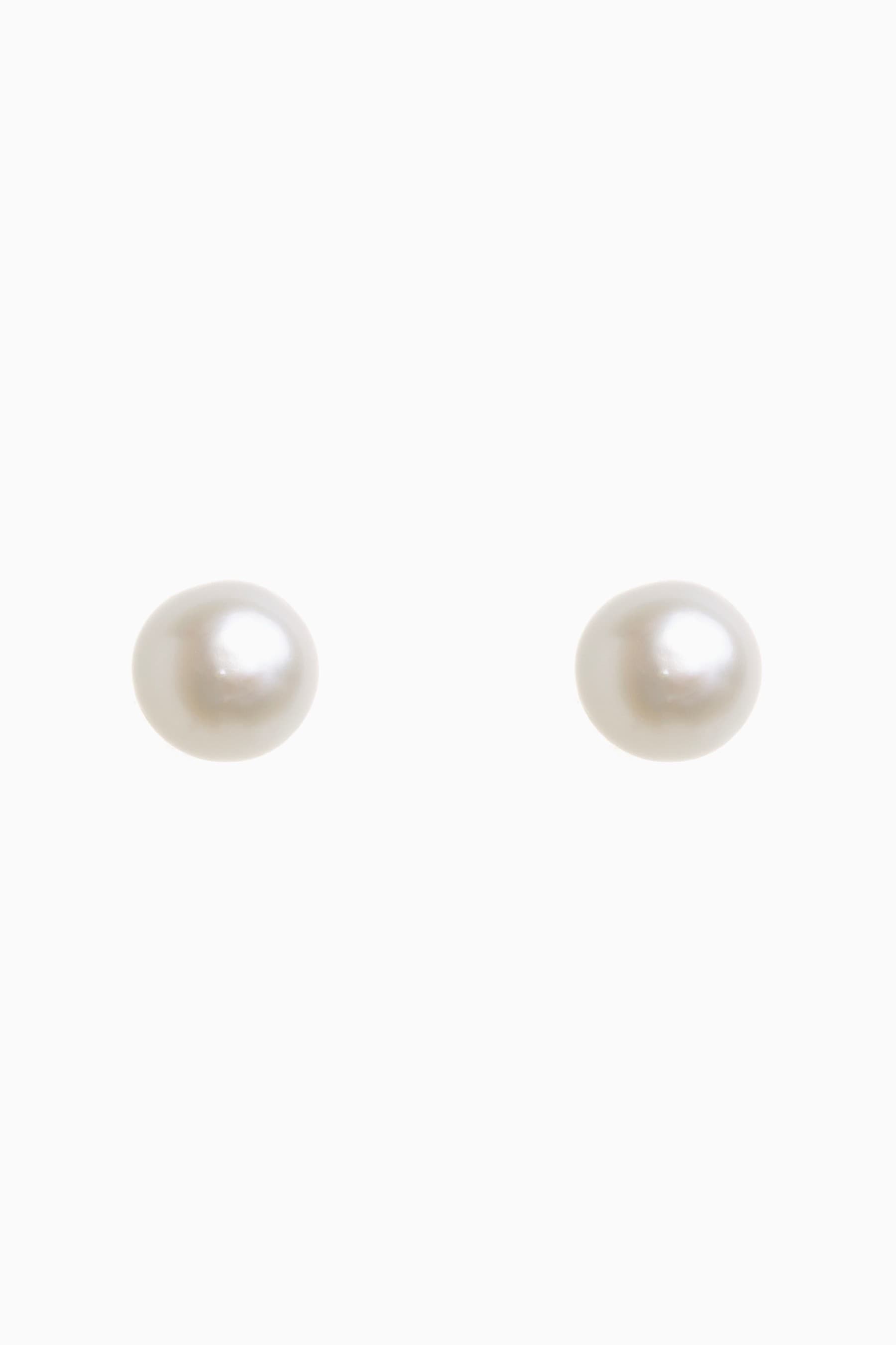 Sterling silver on sale pearl studs