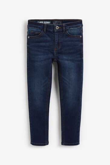 Blue Indigo Super Skinny Fit Cotton Rich Stretch Jeans (3-17yrs)