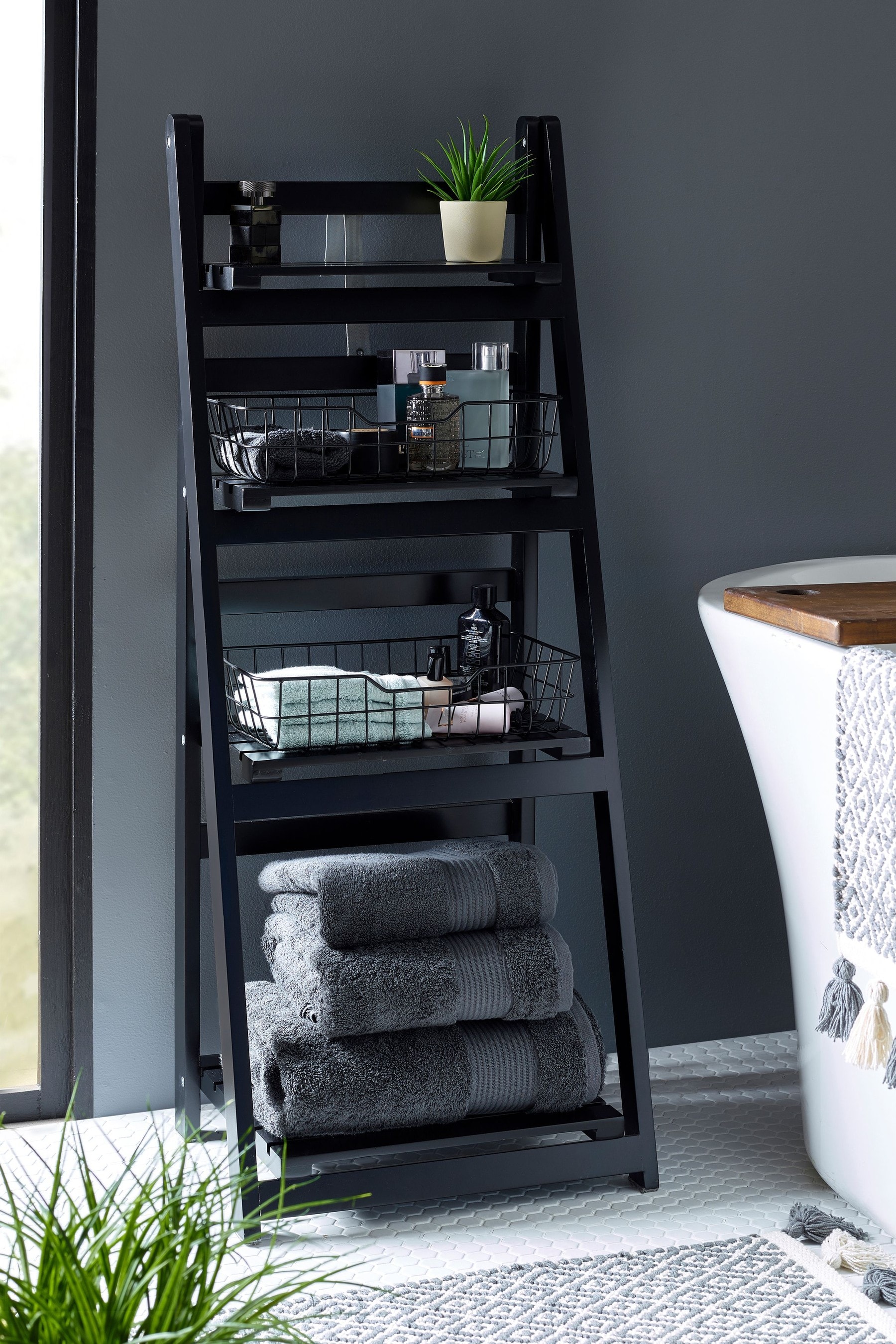 Half ladder best sale shelf