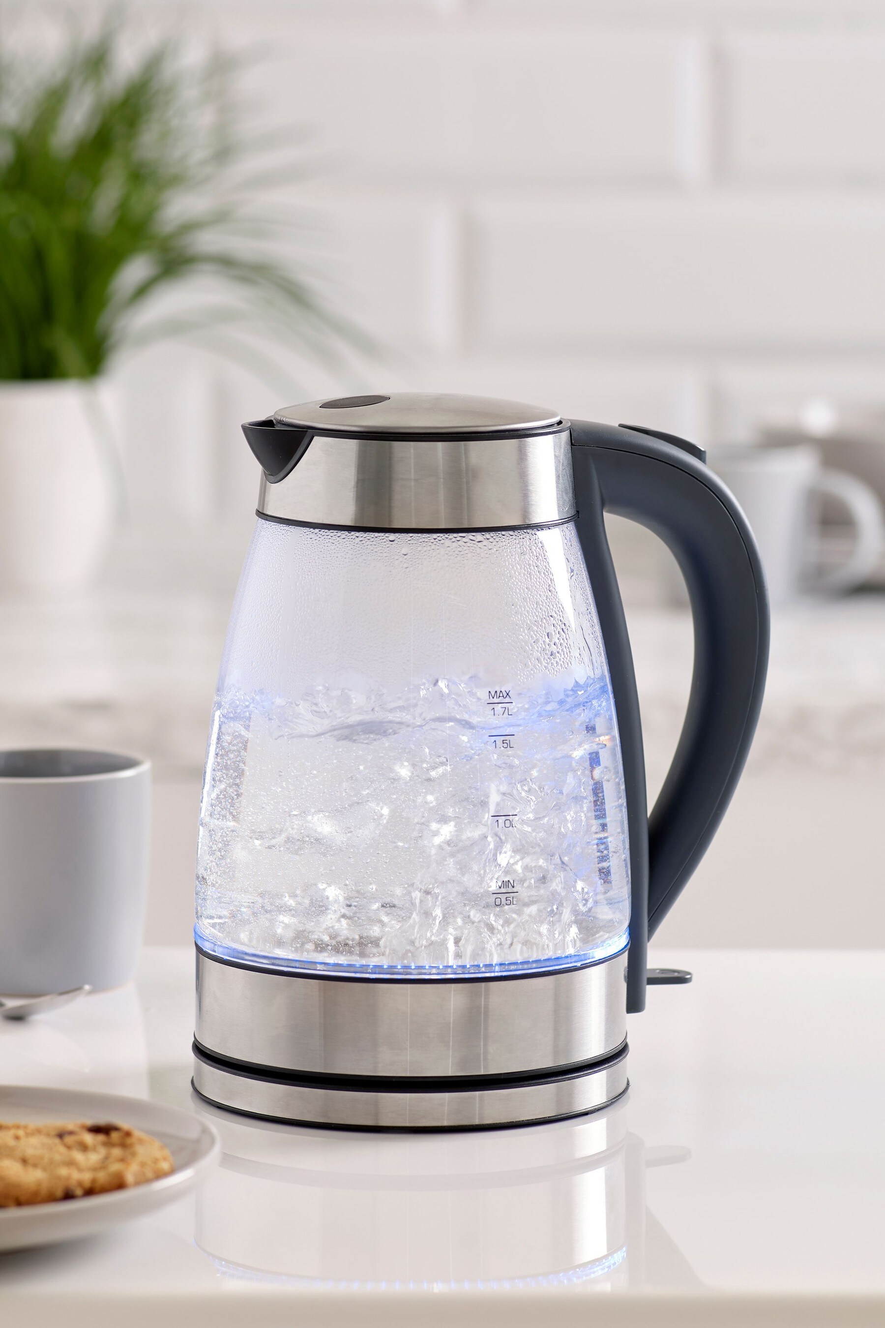 Clear glass best sale electric kettle