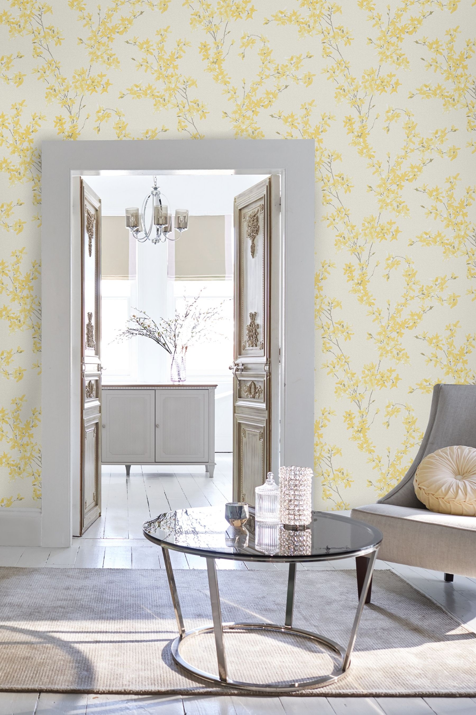 Buy Laura Ashley Forsythia Wallpaper from the Laura Ashley online shop