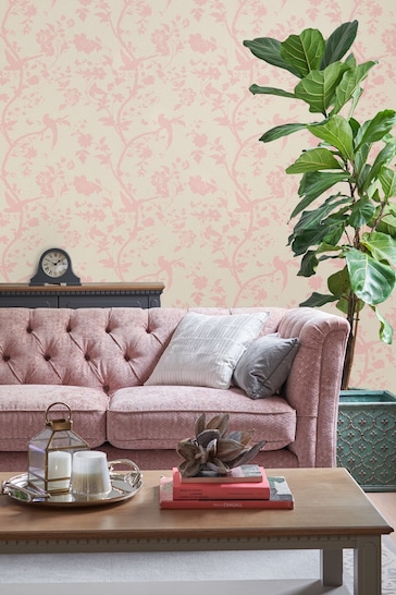 Buy Laura Ashley Oriental Garden Pearlescent Wallpaper from the Next UK online  shop