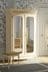 Ivory Provencale 2 Door Mirrored Wardrobe