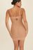 Tan Brown Firm Tummy Control Cupped Lace Slip
