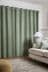 Sage Green Heavyweight Chenille Eyelet Lined Curtains