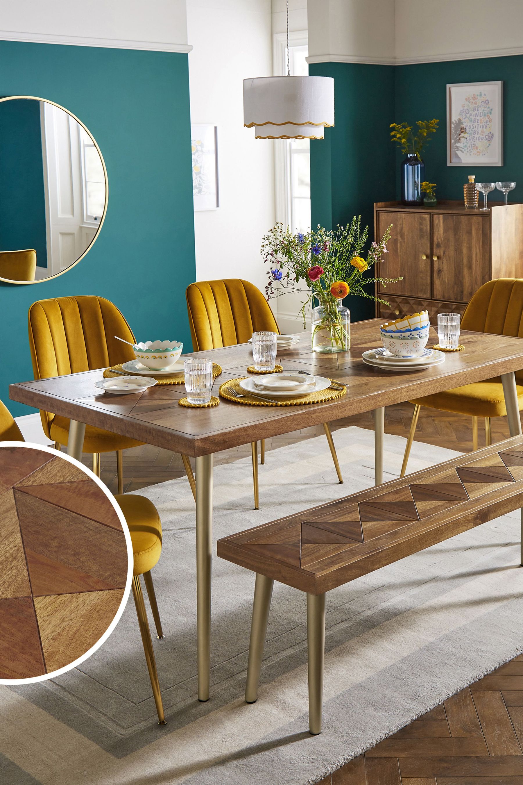 Buy Lloyd Mango Wood Dining Table from the Next UK online shop